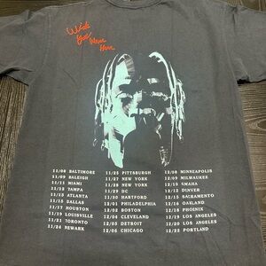 Astroworld Travis Scott Wish You Were Here Tour Shirt Size Medium